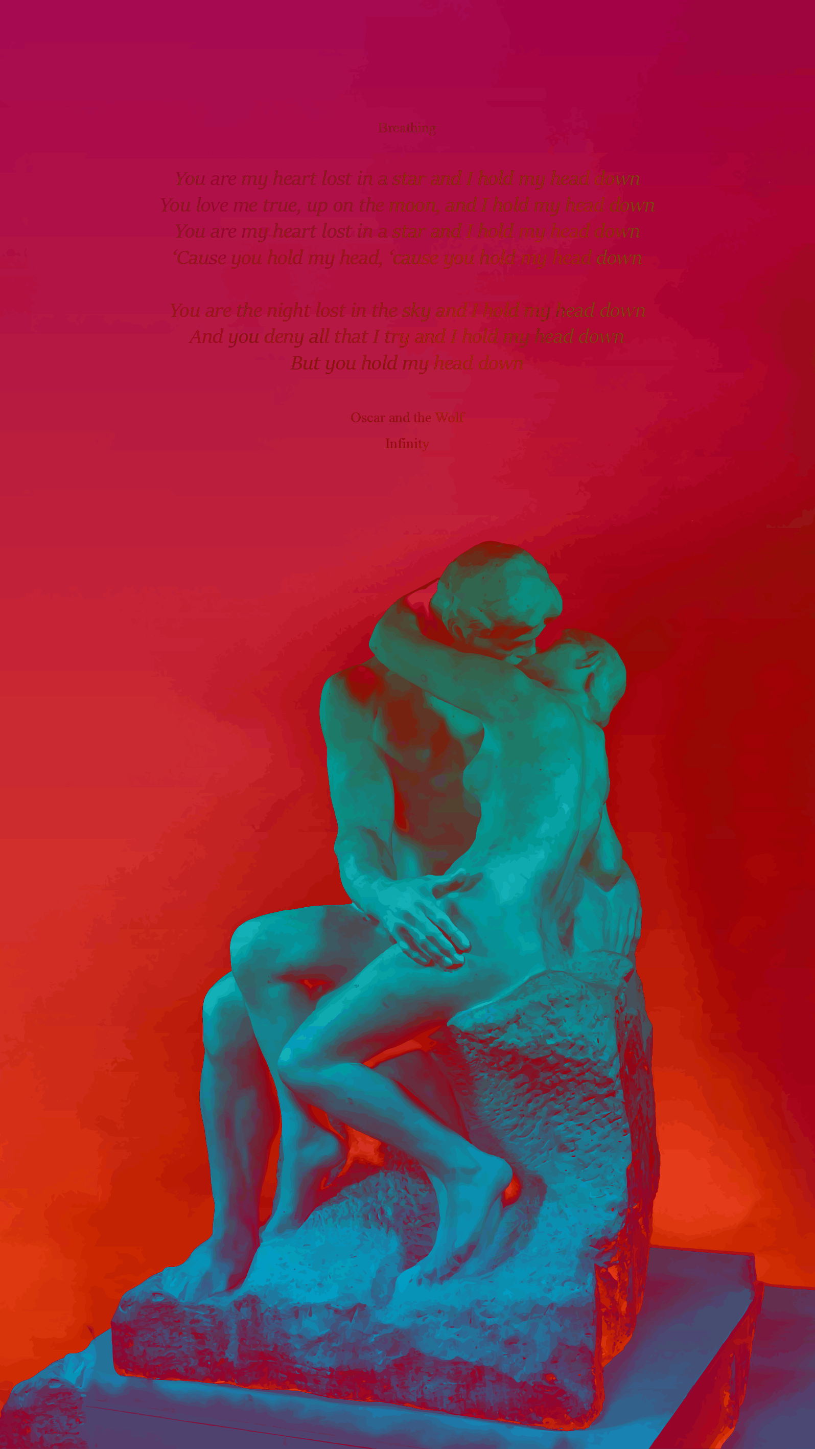 Oscar and the Wolf Breathing lyrics artwork