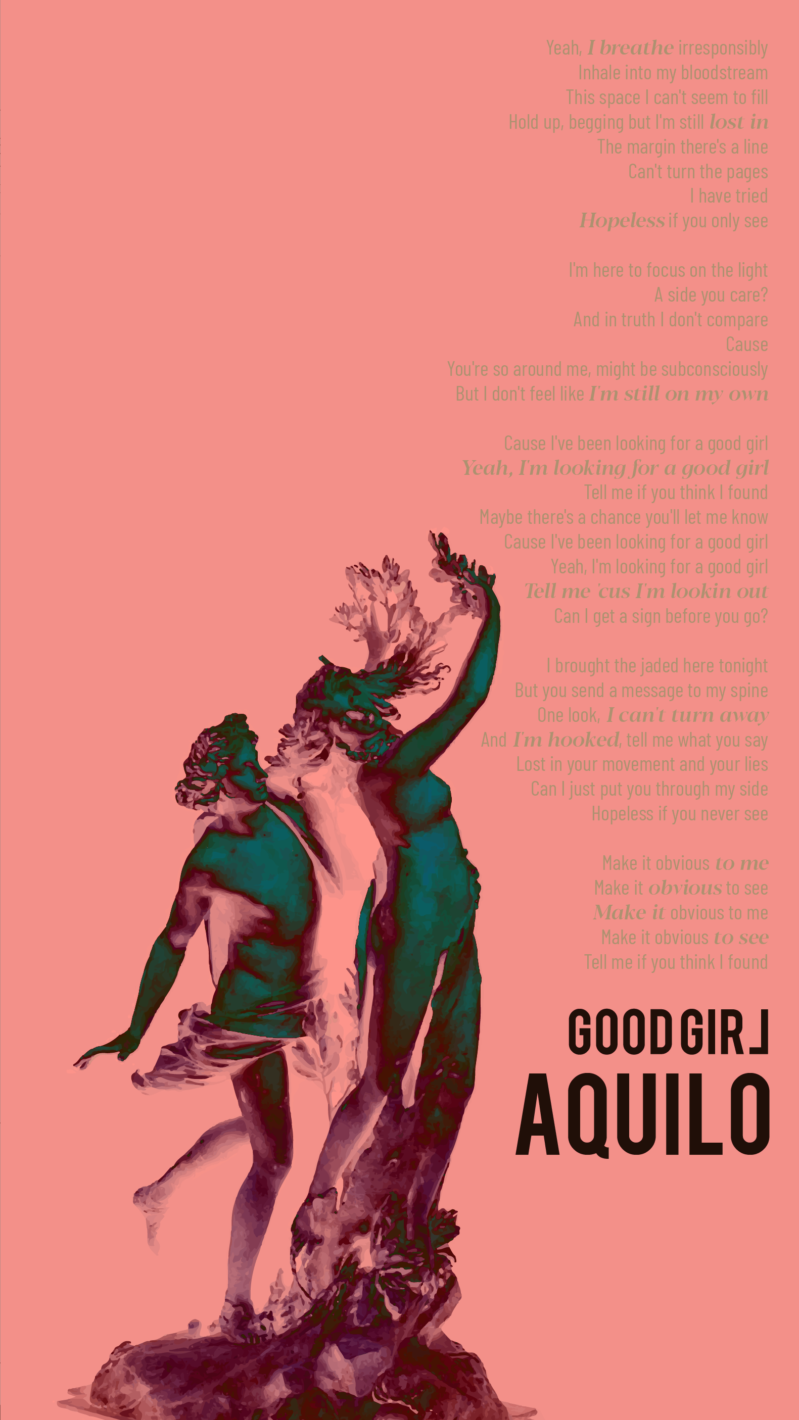 Aquilo Good Girl lyrics artwork