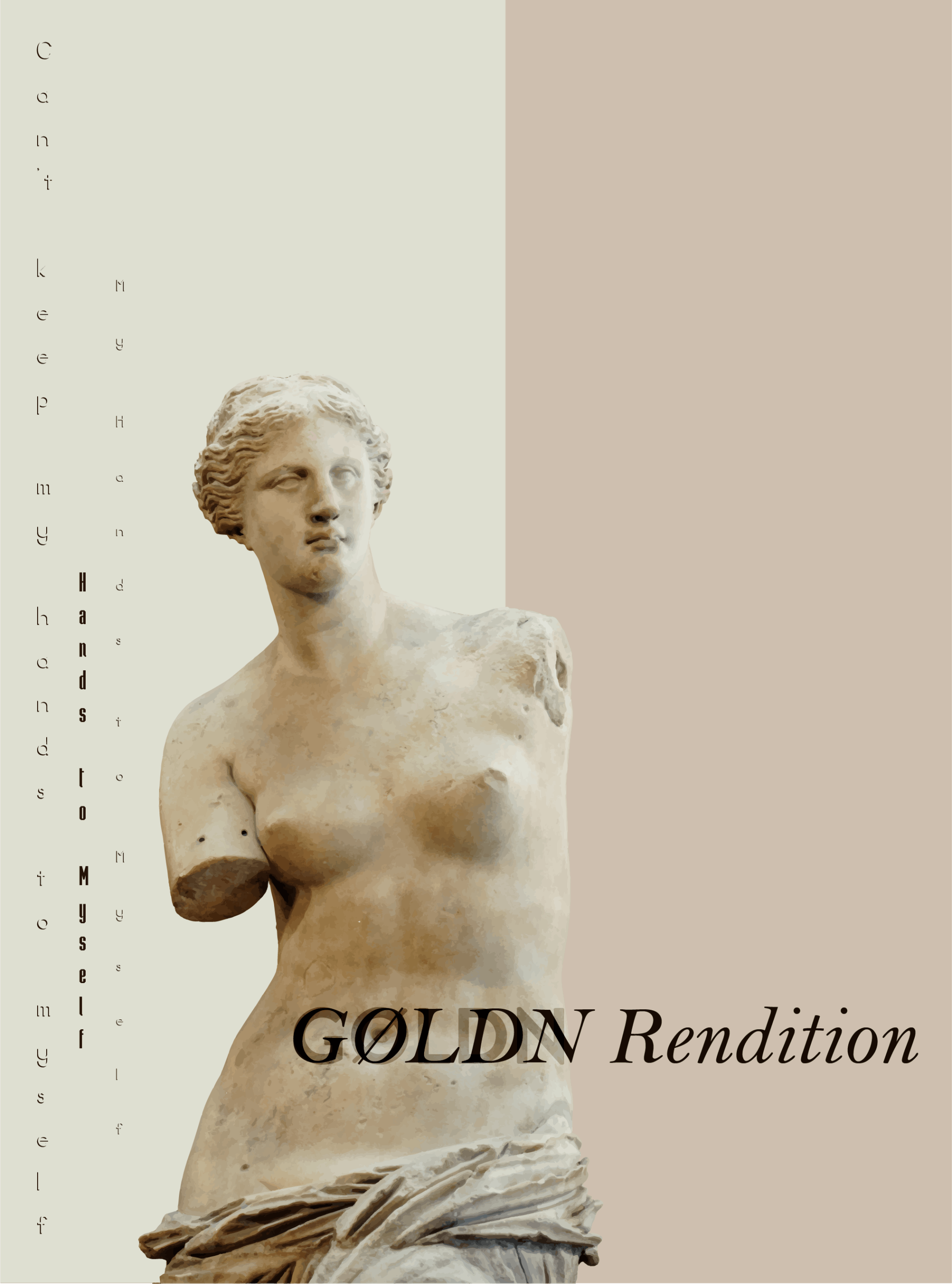 Hands To Myself Golden rendition lyrics artwork
